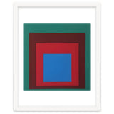 Josef Albers - HOMAGE TO THE SQUARE: Green, Red, Blue thumbnail
