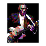 Howlin Wolf American Blues Guitarist Colorful (Print Only) thumbnail