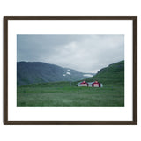 Cabins under the twilight - Iceland thumbnail