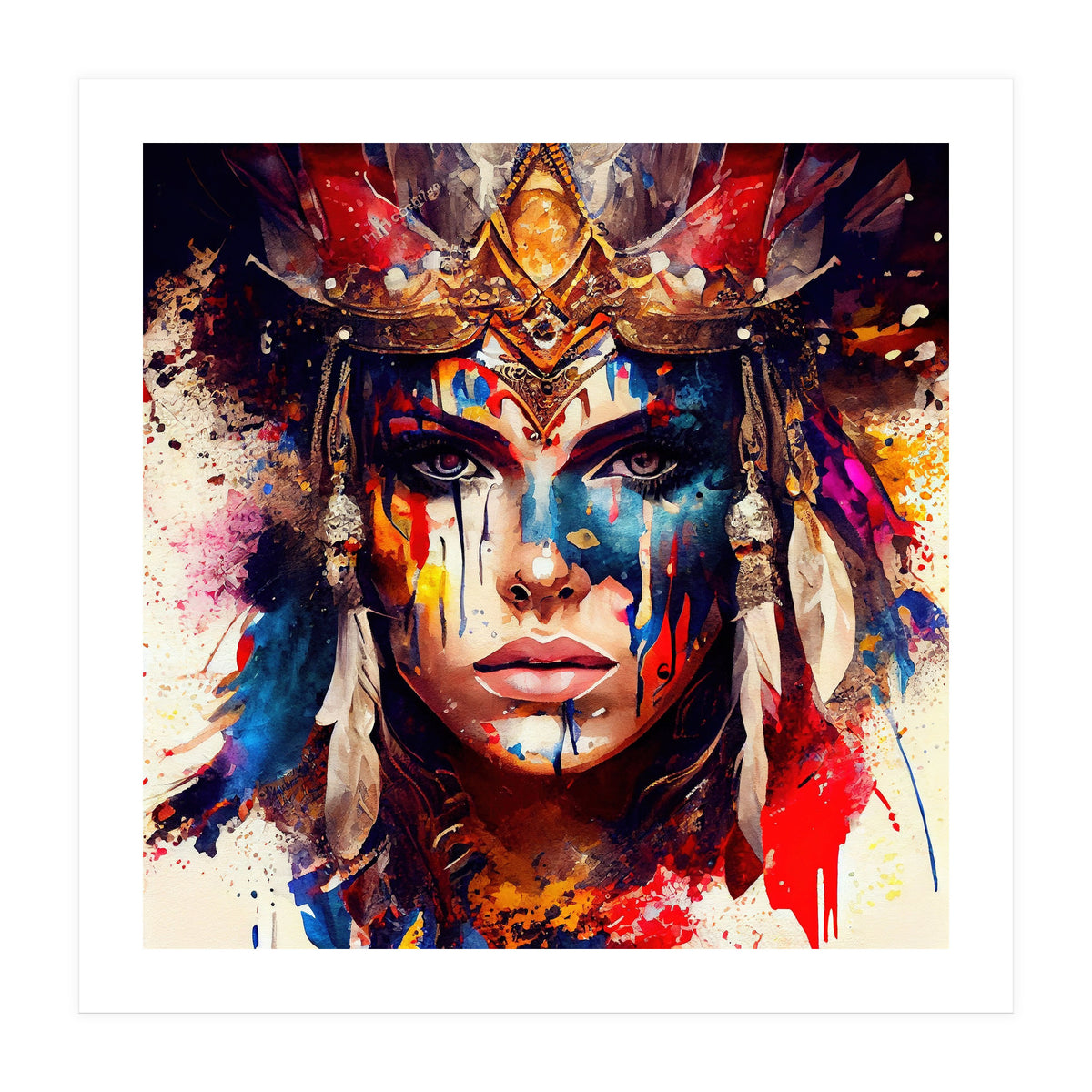 Powerful Warrior Woman #8 (Print Only)