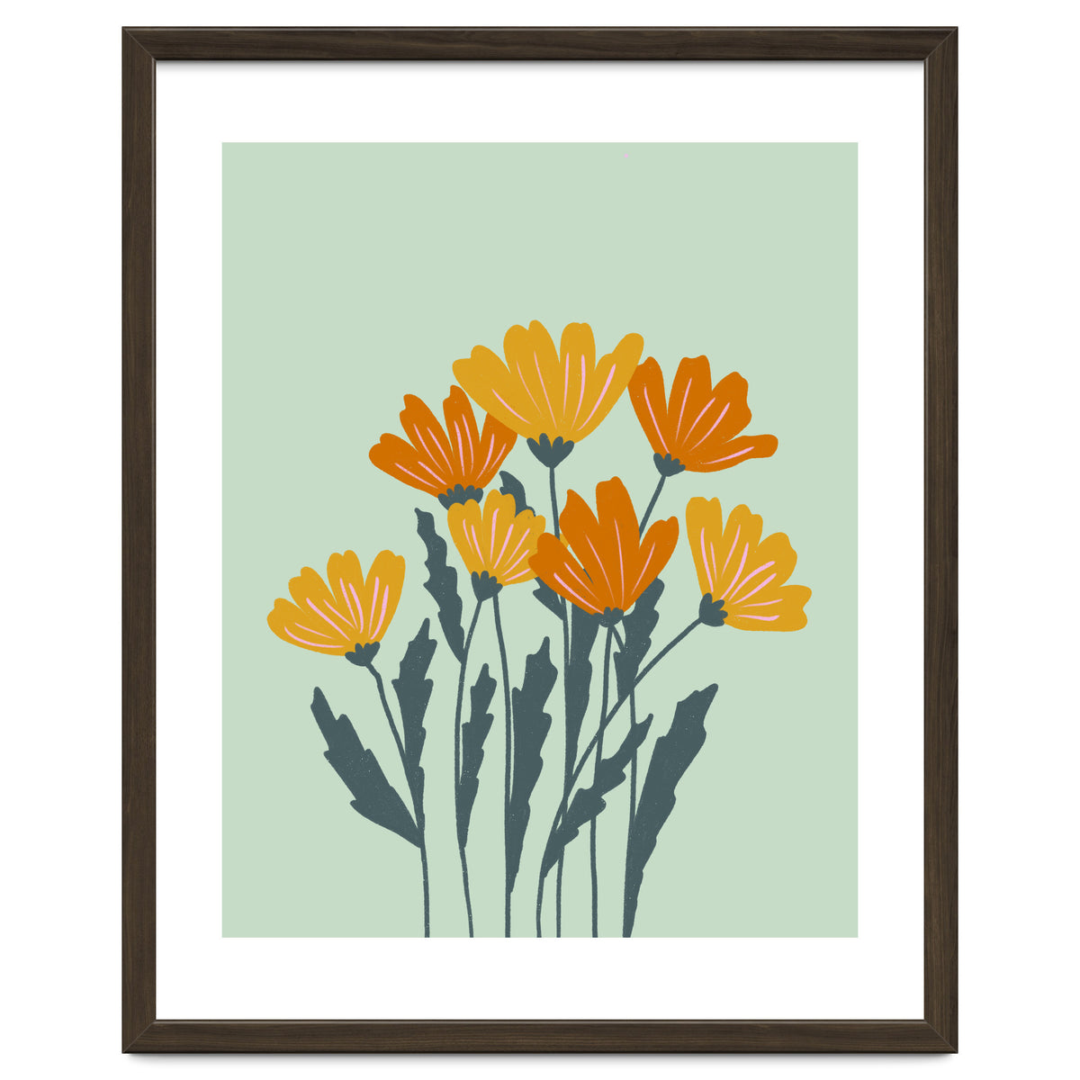 Orange and Yellow Flowers