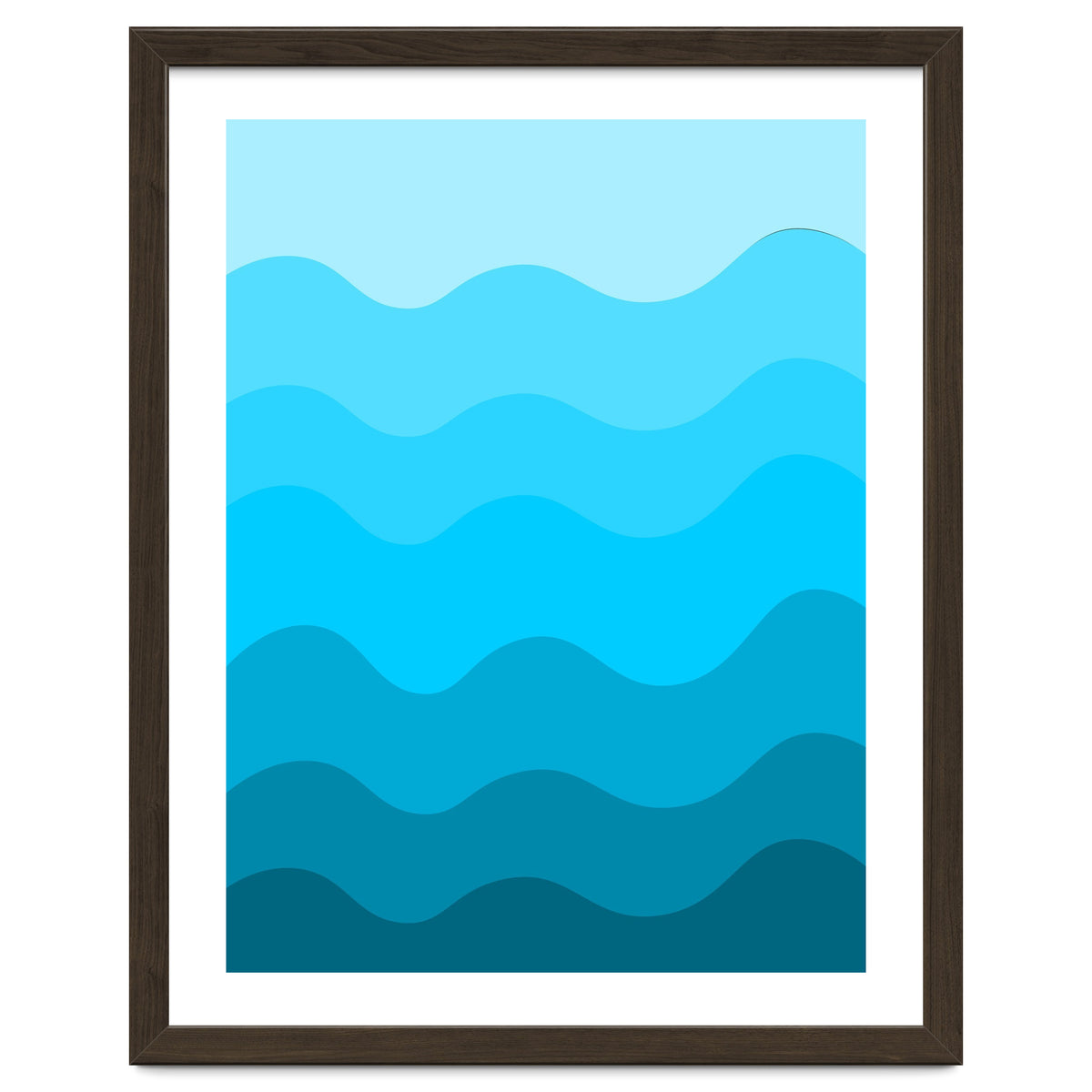 Blue gradient design