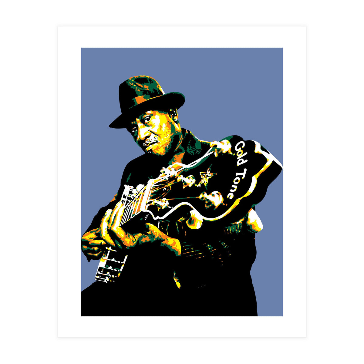 Taj Mahal American Blues Musician Legend (Print Only)