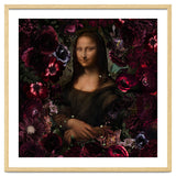 Mona Lisa And Dark Flowers thumbnail