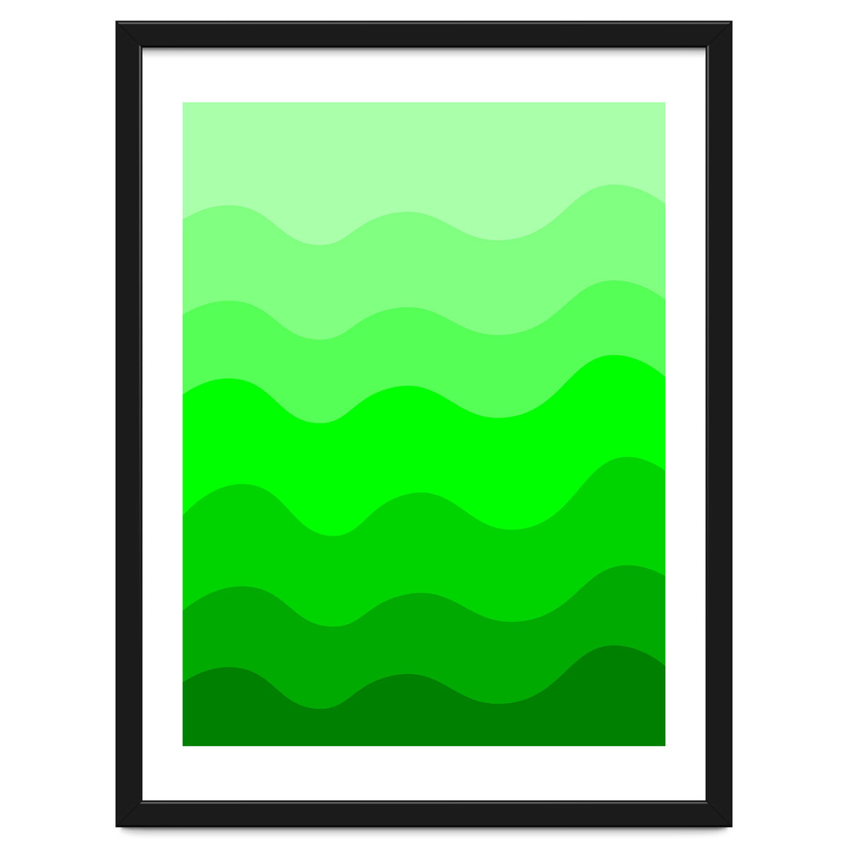 Green gradient design