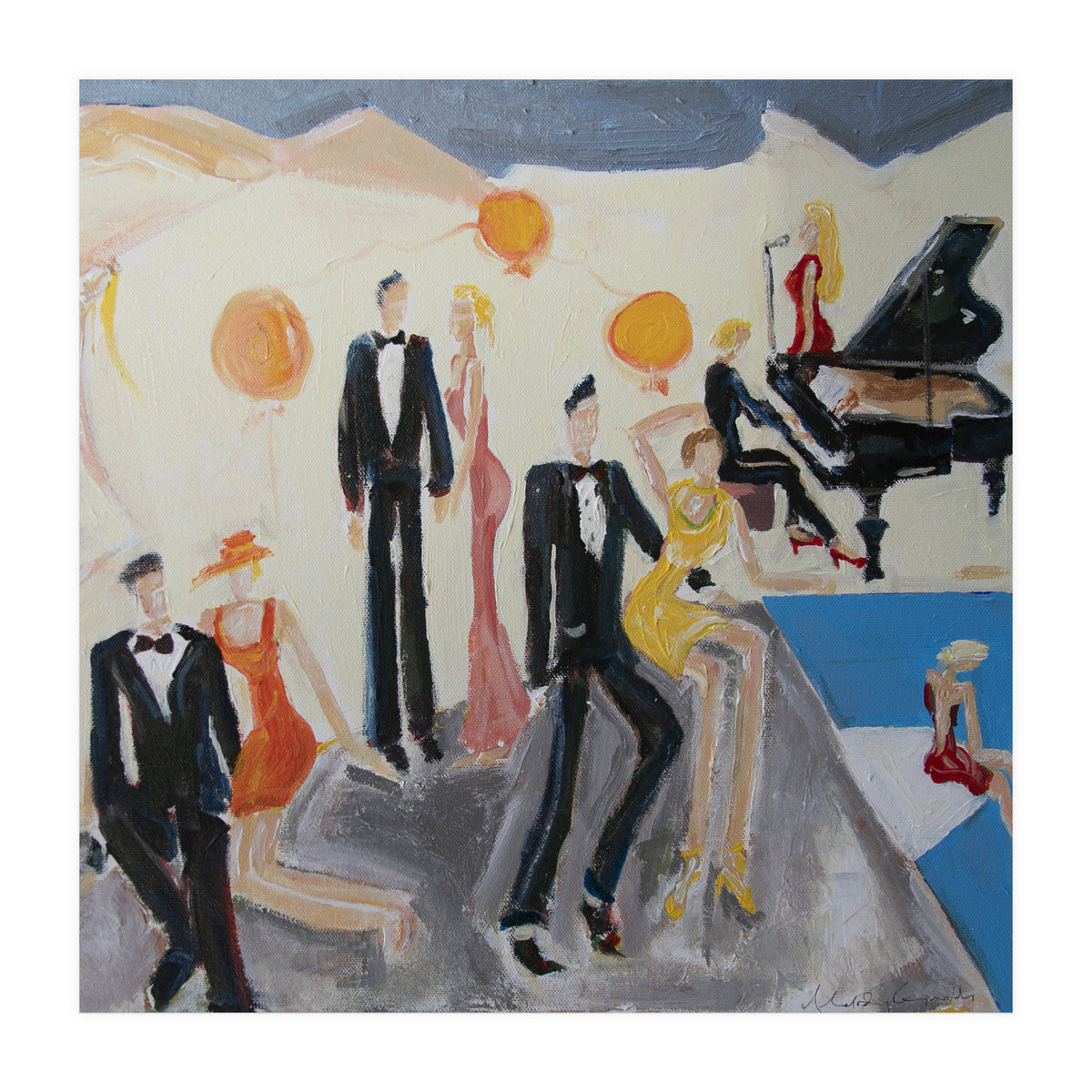 The Piano Player (Print Only)