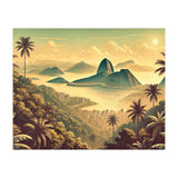 Vintage Brazil, Rio De Janeiro Tropics Poster (Print Only) thumbnail