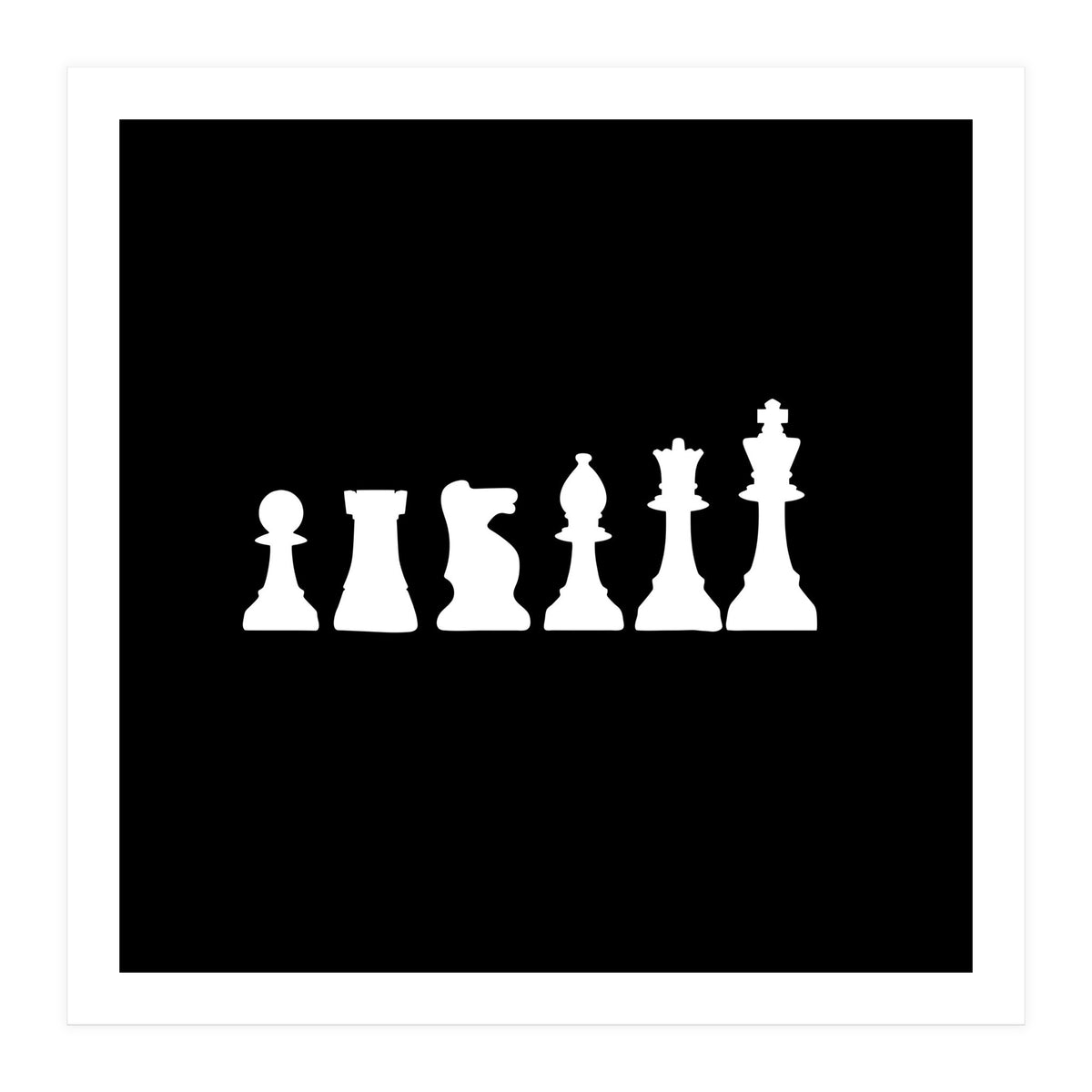 Chess Game Pieces (Print Only)