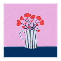 Poppies – pink and blue (Print Only)