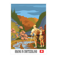Hiking In Switzerland (Print Only)