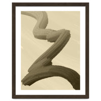 Brushstrokes in Sepia