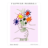 Paris Flower Market Picasso Style Art (Print Only) thumbnail
