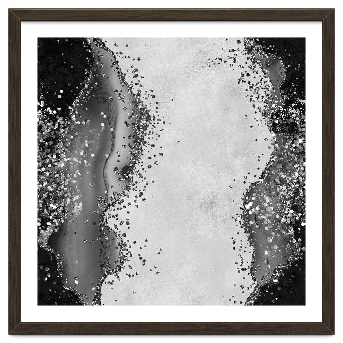 Black Glitter Agate Texture 01