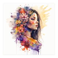 Golden Bloom Profile (Print Only)