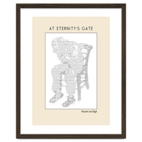 At Eternity’s Gate Vincent Van Gogh – Ascii Art