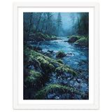 The Cerulean Current: A Whispering Flow Through the Moss thumbnail