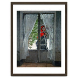 Mme. Monet with a red hat called " The Red Kerchief&quot, ca. 1870. thumbnail