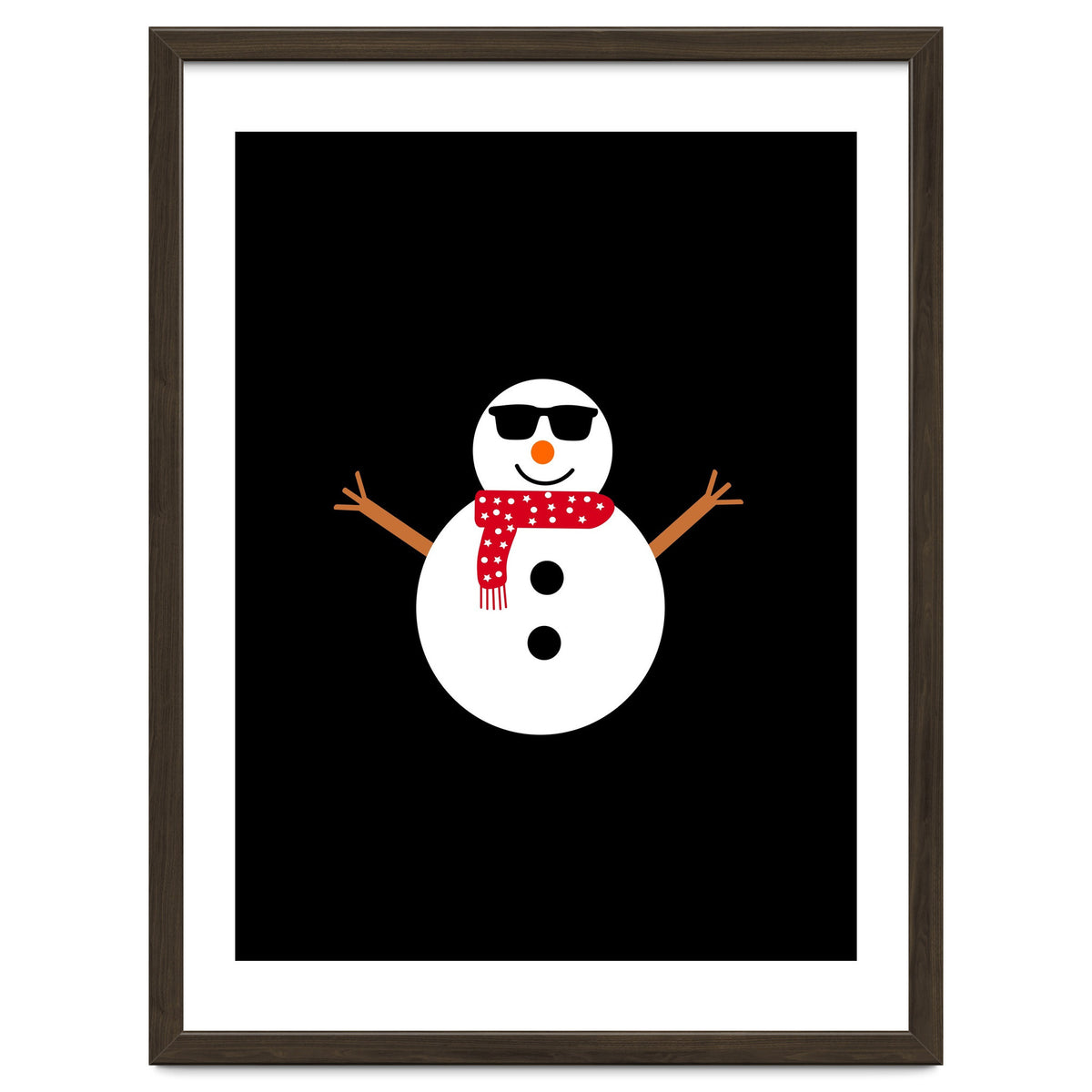 Funny Winter Snowman