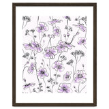 Wild Roses Floral Pattern - Purple thumbnail