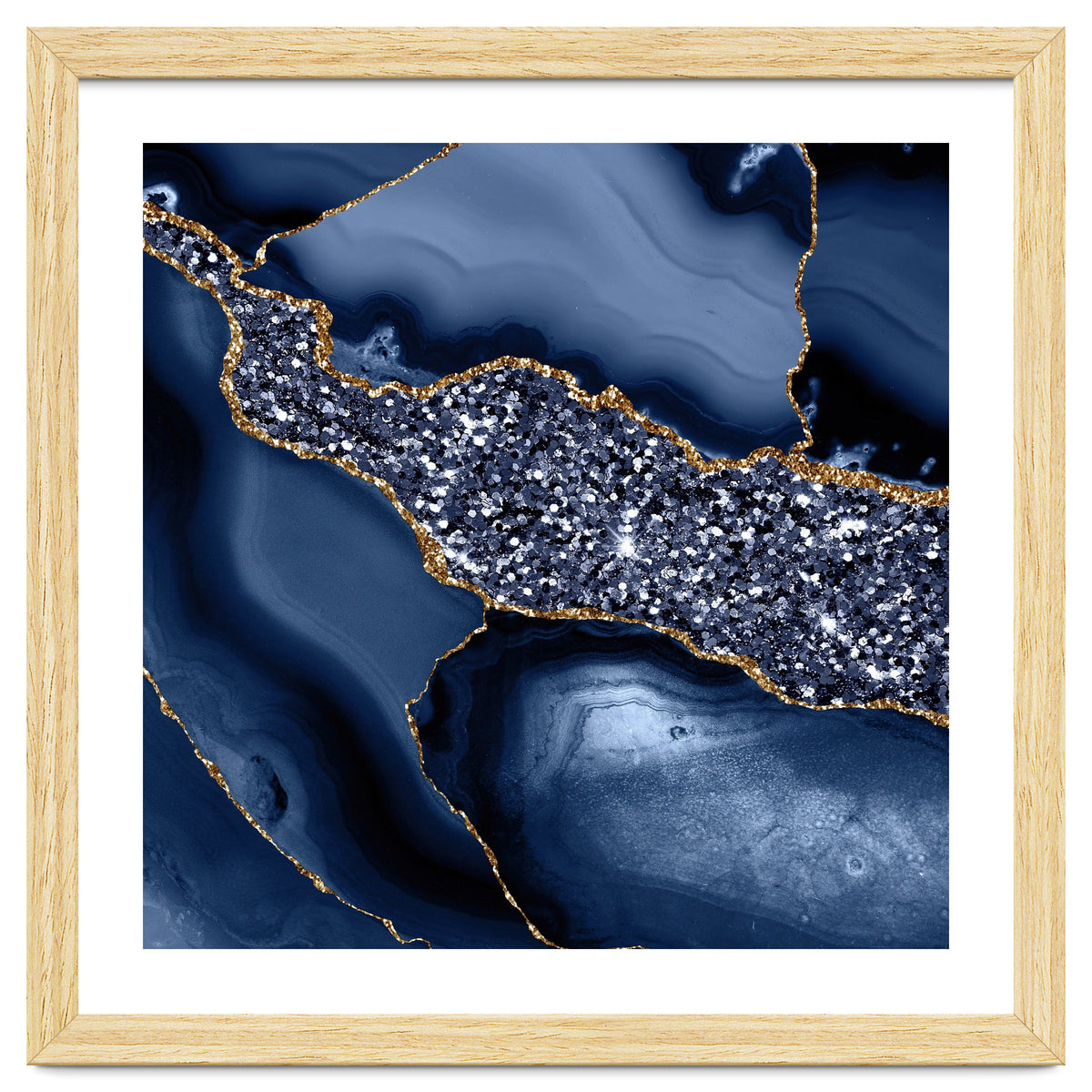 Agate Glitter Ocean Texture 05