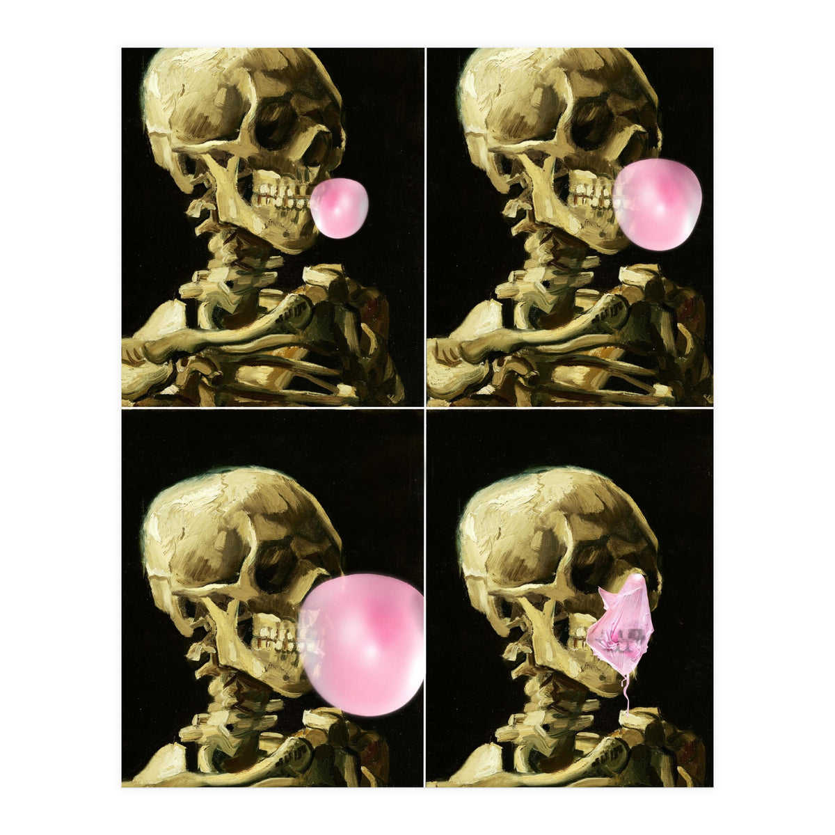 Skull Gum Explosion (Print Only)