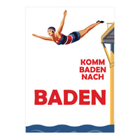 Baden Baden Swim Girl (Print Only)