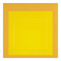 JOSEF ALBERS - HOMAGE TO THE SQUARE YELLOW   (Print Only)
