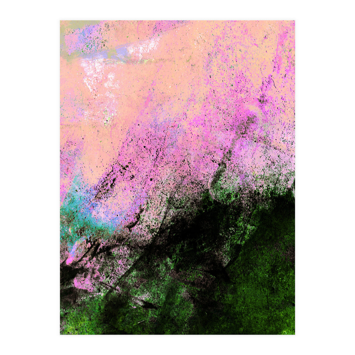 Abstract Summer Day - Portrait (Print Only)