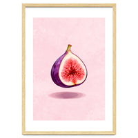 Fresh Figs, Watercolor Fruit, Mediterranean Still Life