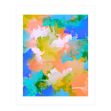 The Power Of Faith, Abstract Watercolor Painting, Pastel Bohemian Colorful Eclectic, Blush Sky 70s Playful (Print Only) thumbnail