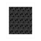 Black Floral Pattern (Print Only) thumbnail