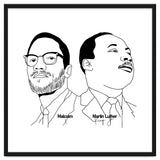 Martin Luther King Jr and Malcolm X thumbnail