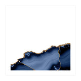Navy & Gold Agate Texture 23 (Print Only) thumbnail