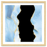 Blue & Gold Glitter Agate Texture 02 thumbnail