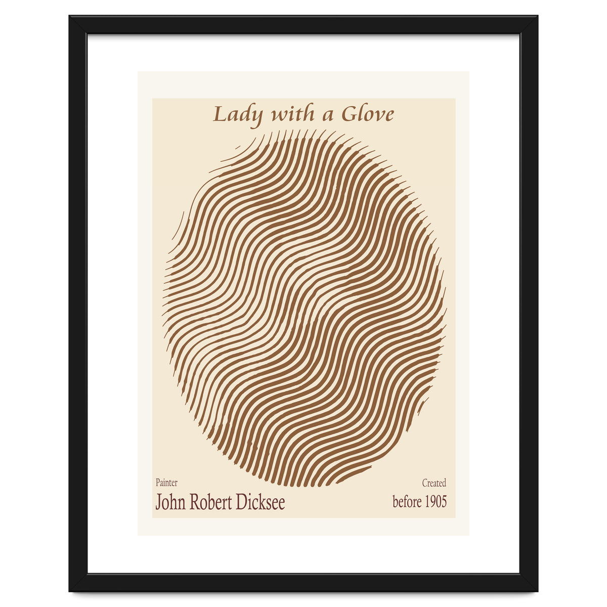 Lady With A Glove – John Robert Dicksee (before 1905)