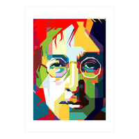 John Lennon Imagine Song Pop Art Wpap (Print Only)