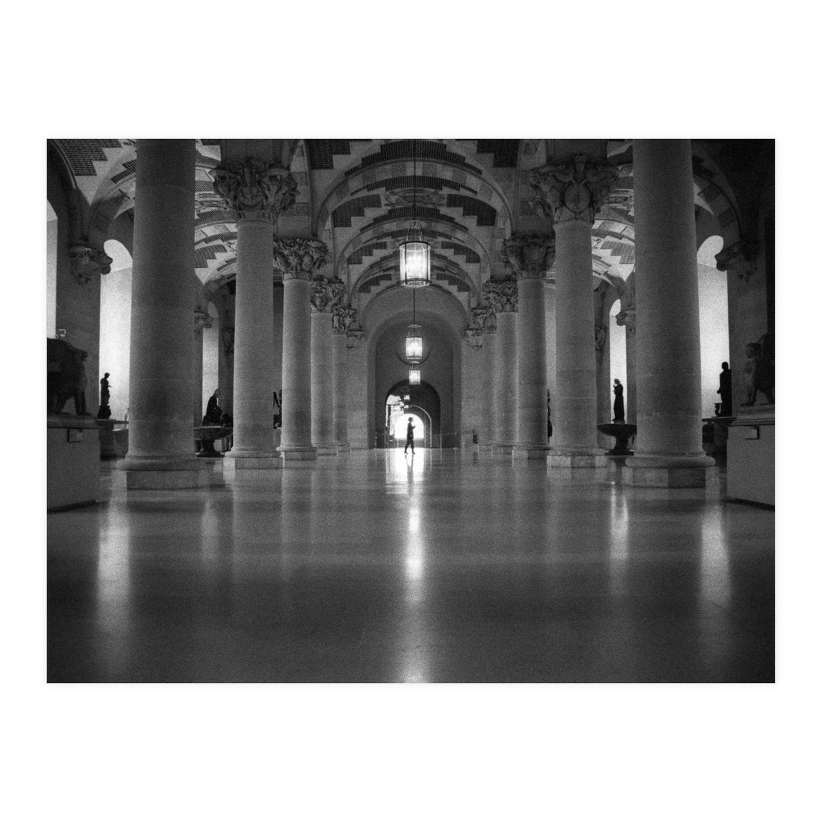 Lost inside the Louvre (Print Only)