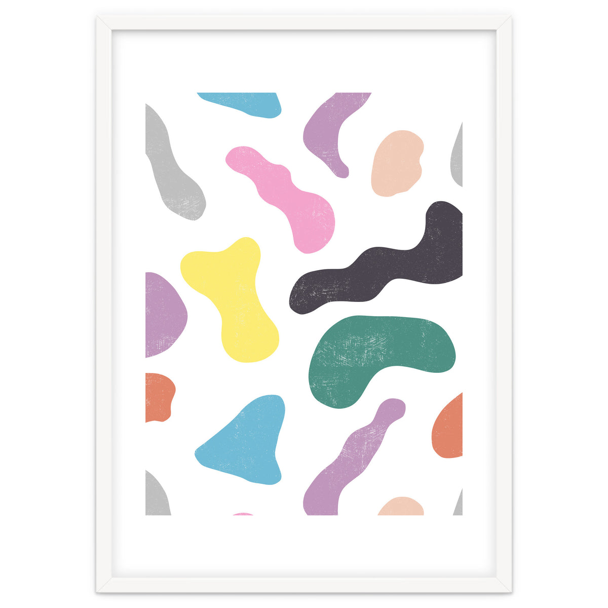 Abstract Organic Memphis Shapes