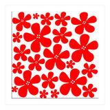 Red Flowers Pattern (Print Only) thumbnail