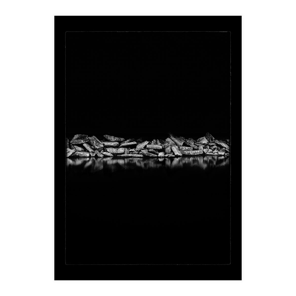 Breakwall No 1 with Border (Print Only)