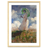 Claude Monet / 'The Woman with a Parasol', 1886, Oil on canvas, 131 × 88 cm. SUZANNE HOSCHEDE. thumbnail