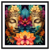 Twin Lotus Buddha Portrait thumbnail