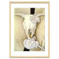 Georgia O’Keeffe – Cow’s Skull with Calico Roses (1931) | Iconic Southwestern Still Life with Desert Symbolism