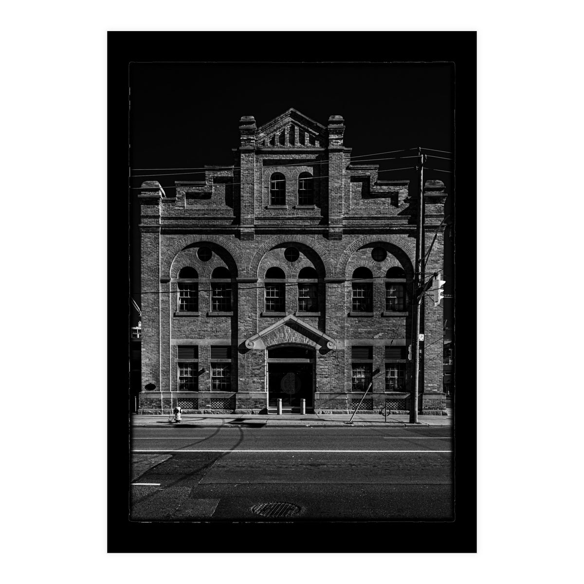 Water Gas Purification House No 8 with Border (Print Only)