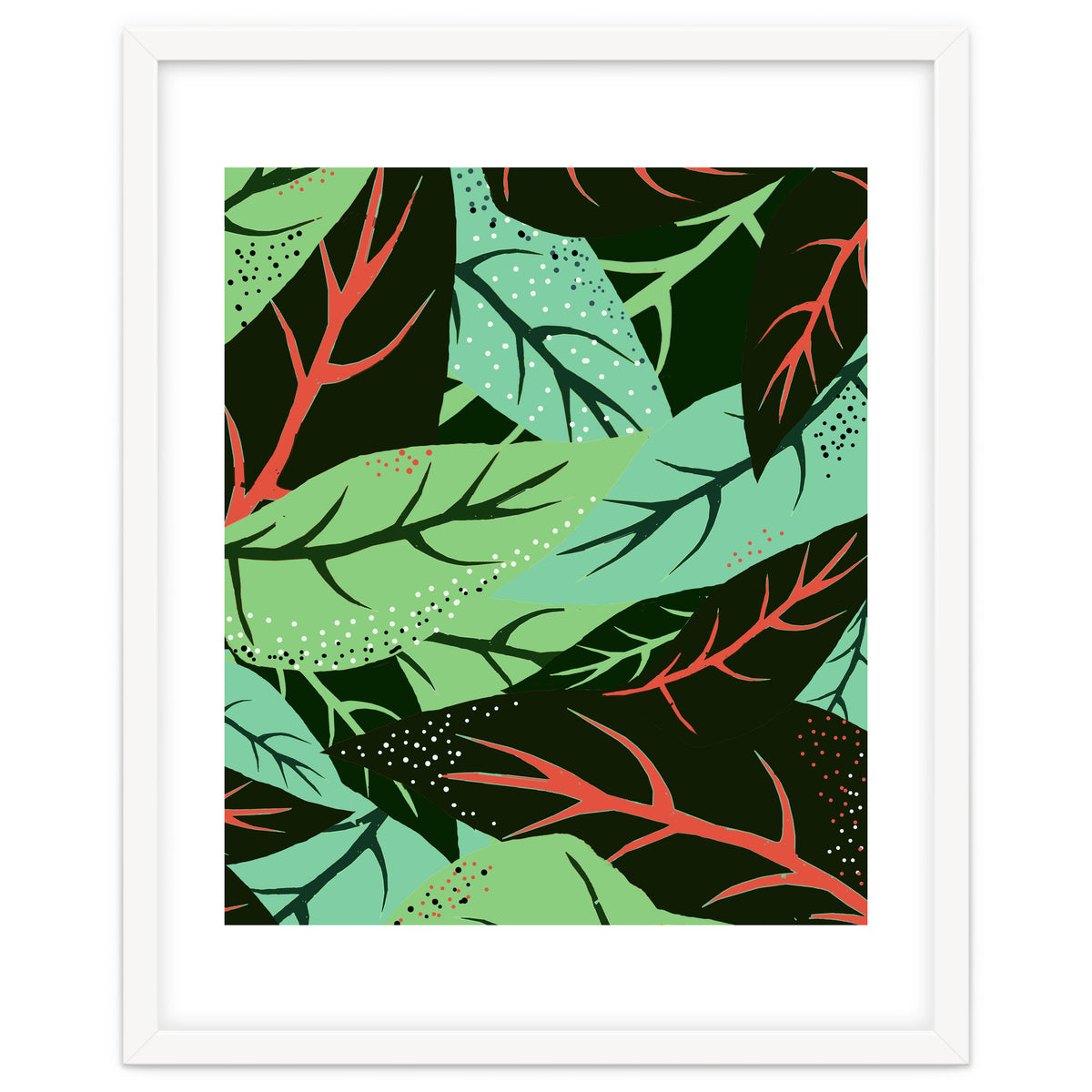 The Dark Jungle | Mystery Eclectic Forest | Maximalist Rainforest Nature Botanical Plants