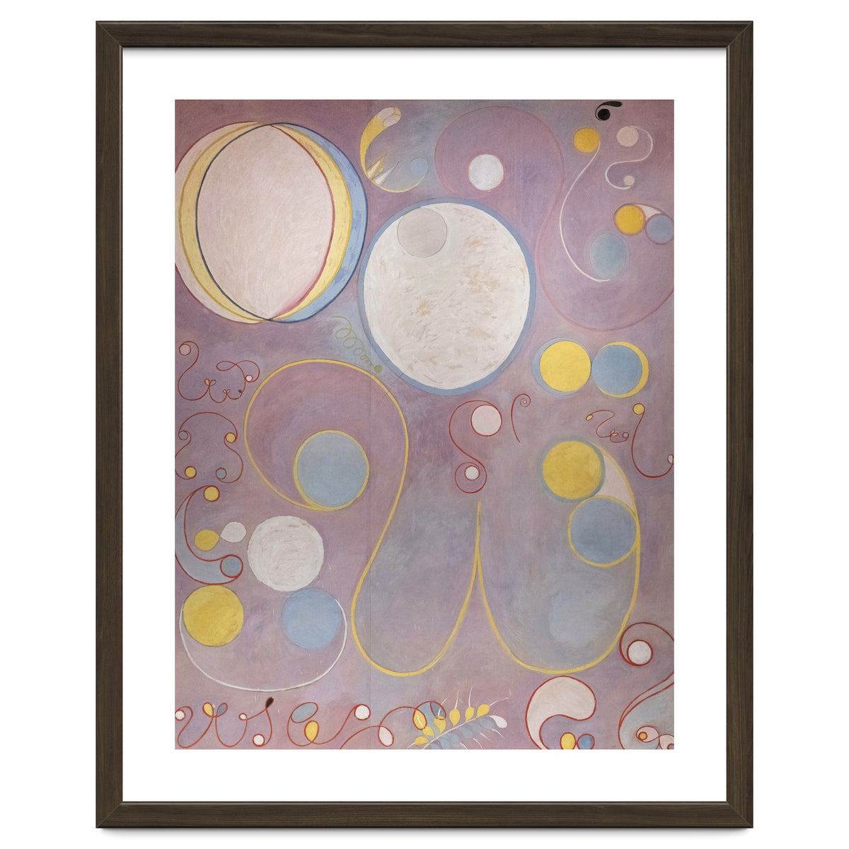 Hilma af Klint - The Ten Largest No 8 Adulthood Abstract Spiritual Geometry Art