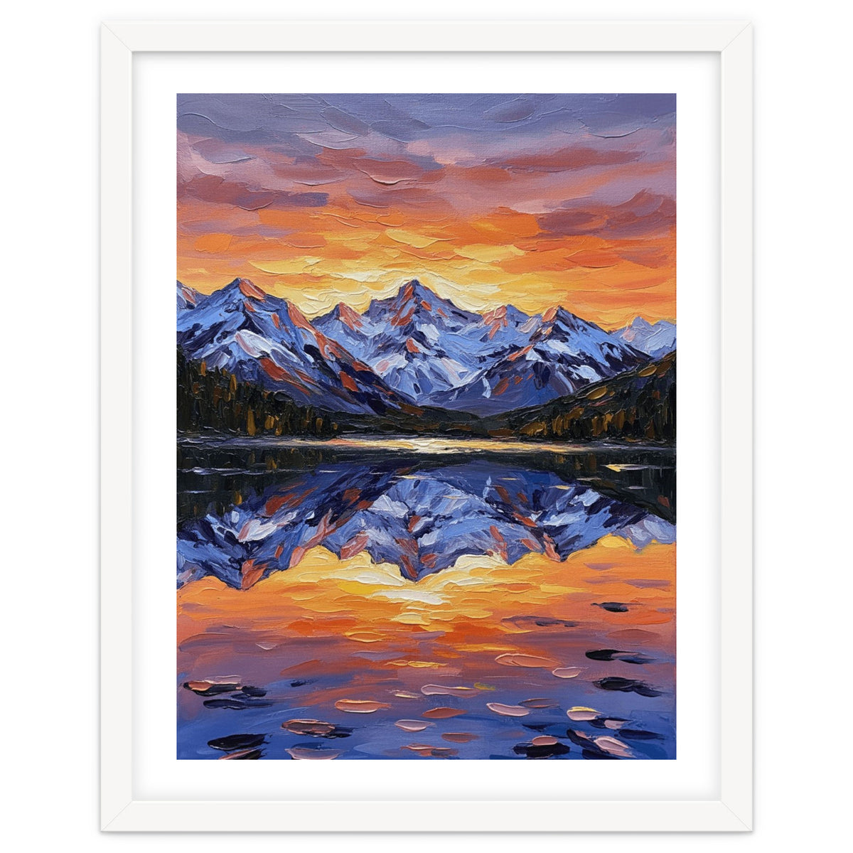 Alpenglow Reflections