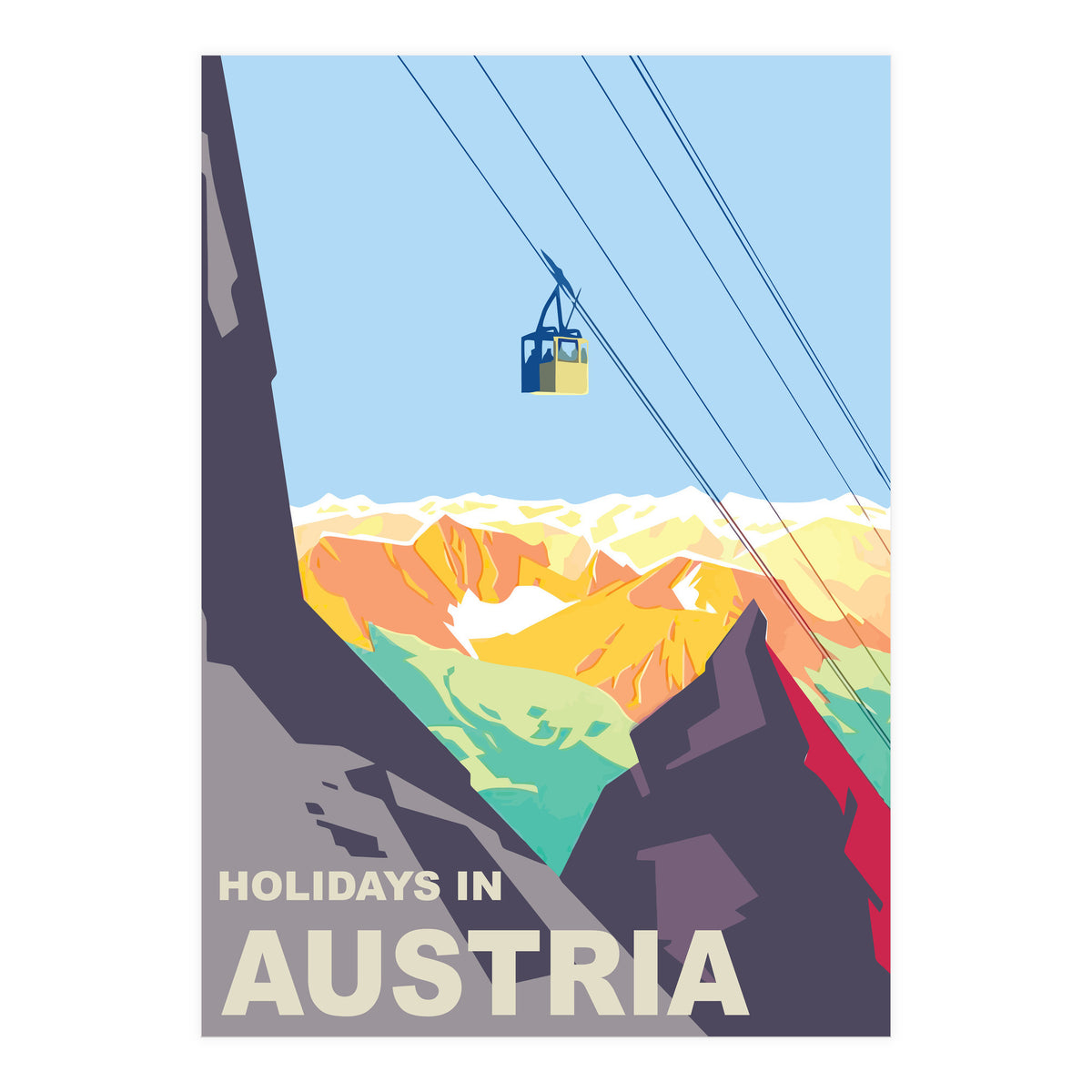 Holidays In Austria (Print Only)