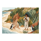 Penguin Friends By The Sea (Print Only) thumbnail