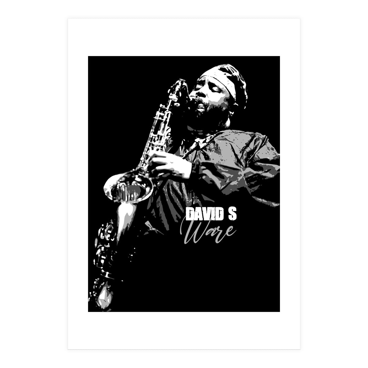 David S Ware American Jazz Saxophonist (Print Only)